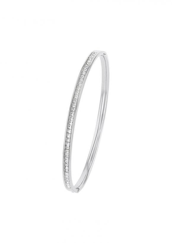 s.Oliver Armreif mit Kristallglas - silber