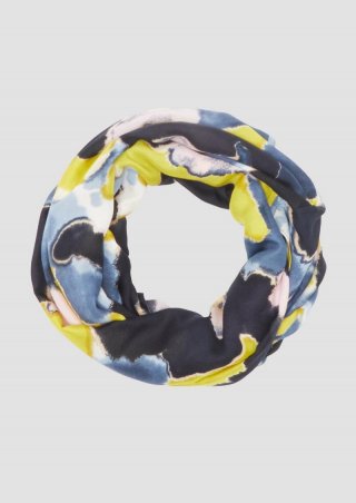 s.Oliver Loop-Schal aus Viskose - blau
