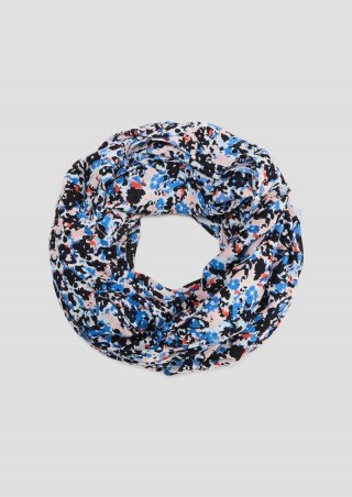 s.Oliver Loop-Schal aus Viskose - navy