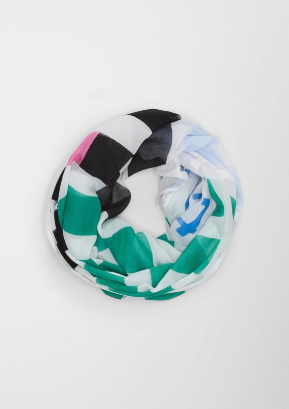 s.Oliver Loop-Schal aus Modal - ecru