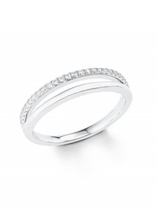 s.Oliver Silbering mit Zirkonia - silber