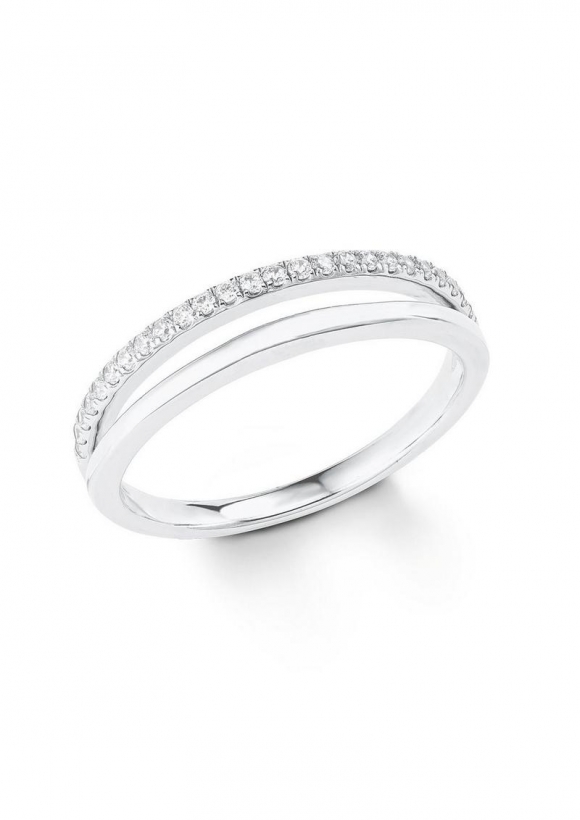 s.Oliver Silbering mit Zirkonia - silber