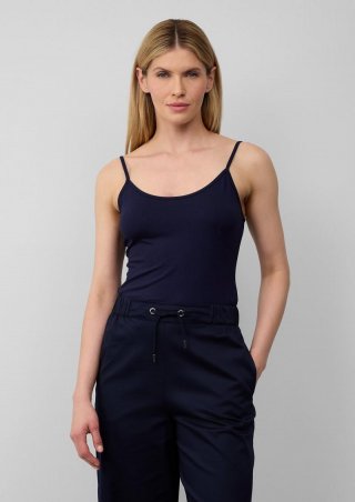 s.Oliver Slim-Fit-Top mit verstellbaren Spaghettiträgern - navy