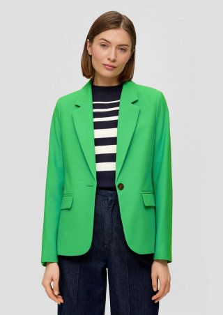 s.Oliver Blazer aus Viskosemix - grün