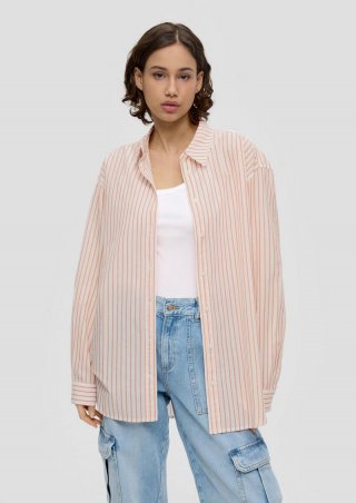 s.Oliver Longbluse mit Streifen - orange