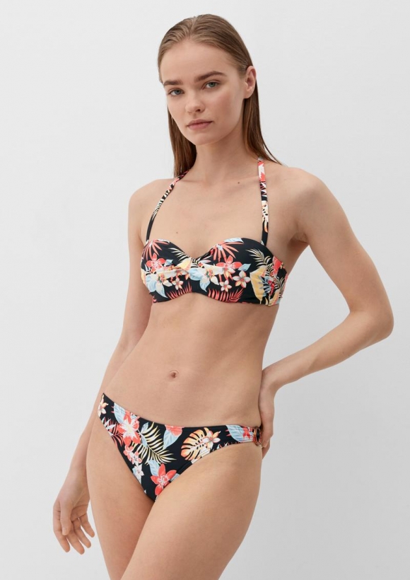 s.Oliver Bandeau-Bikinitop mit Bügel - schwarz