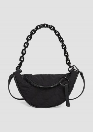 s.Oliver Crossbody-Bag mit Kettendetail - schwarz