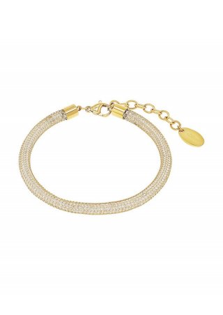 s.Oliver Armband mit Zirkonia-Steinen - gold