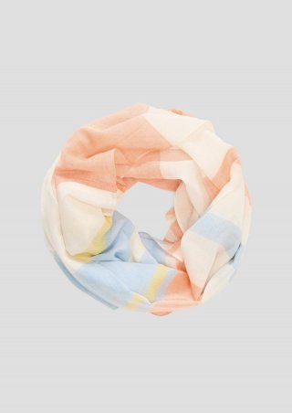 s.Oliver Loop-Schal aus Baumwolle - beige