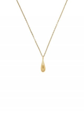 s.Oliver Edelstahlkette mit Anhänger - gold