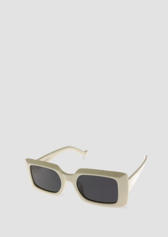 s.Oliver Sonnenbrille mit eckigem Rahmen - weiß