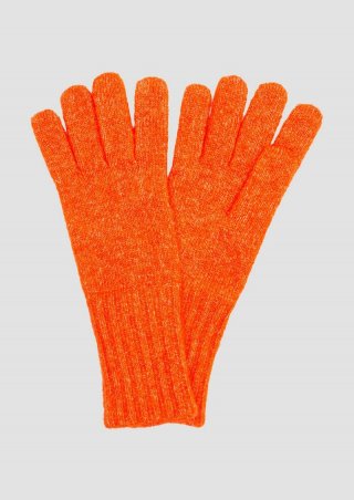 s.Oliver Strickhandschuhe aus Wollmix - orange