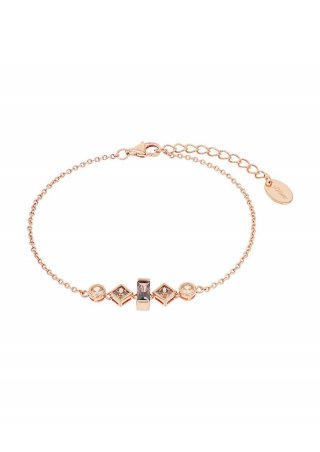 s.Oliver Armband mit Zirkonia-Steinen - roségold