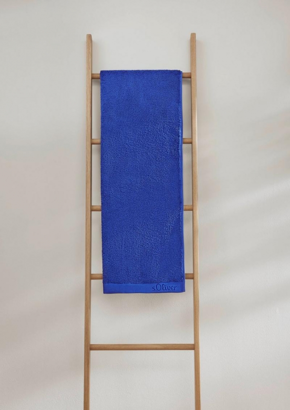 s.Oliver Duschtuch aus Baumwolle - blau