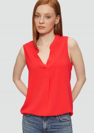 s.Oliver Feminines Blusentop - rot