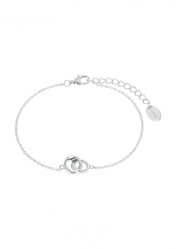 s.Oliver Armband mit Herz-Anhänger - silber