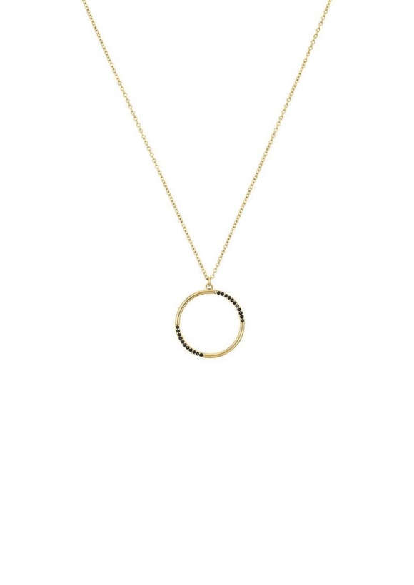 s.Oliver Hochwertige Ankerkette mit Zirkonia - gold