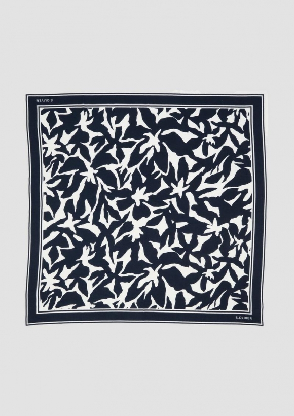 s.Oliver Tuch mit All-over-Print - navy