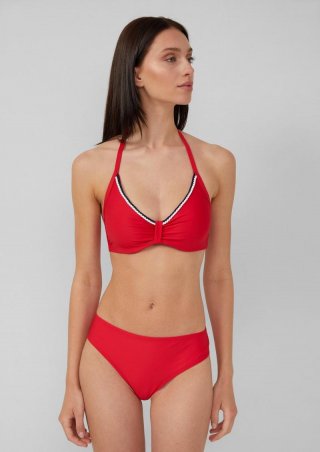 s.Oliver Bügel-Bikini-Top mit Zierborte Mix & Match - rot