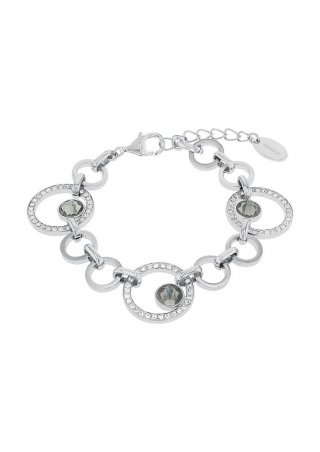 s.Oliver Armkette mit Kristallglas - silber