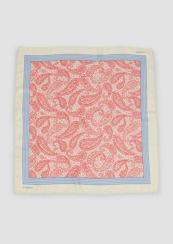 s.Oliver Nickituch mit Paisley-Artwork - himbeere