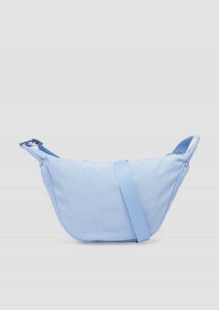 s.Oliver Halbmondtasche aus Twill - hellblau