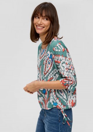 s.Oliver Blusenshirt im O-Shape - minze