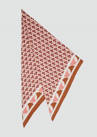 s.Oliver Tuch mit Print - himbeere
