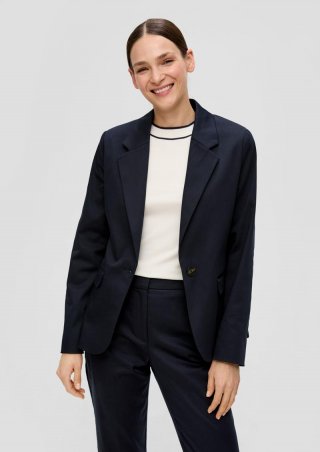 s.Oliver Blazer aus Lyocellmix - navy