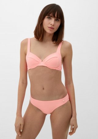 s.Oliver Bikini-Set im Retro-Stil - pfirsich