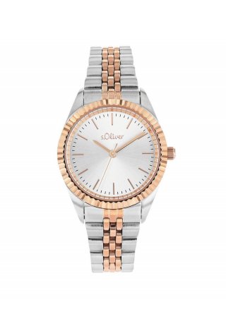 s.Oliver Uhr mit Edestahlarmband - roségold
