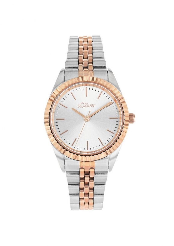 s.Oliver Uhr mit Edestahlarmband - roségold