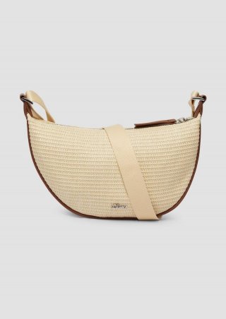 s.Oliver Halbmondtasche mit Twillfutter - beige