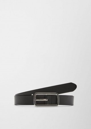 s.Oliver Gürtel aus Leder - schwarz
