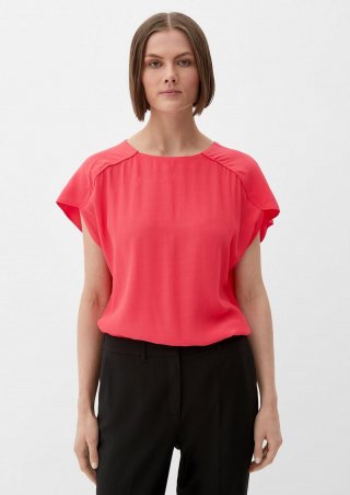 s.Oliver Blusenshirt aus Viskose - pink