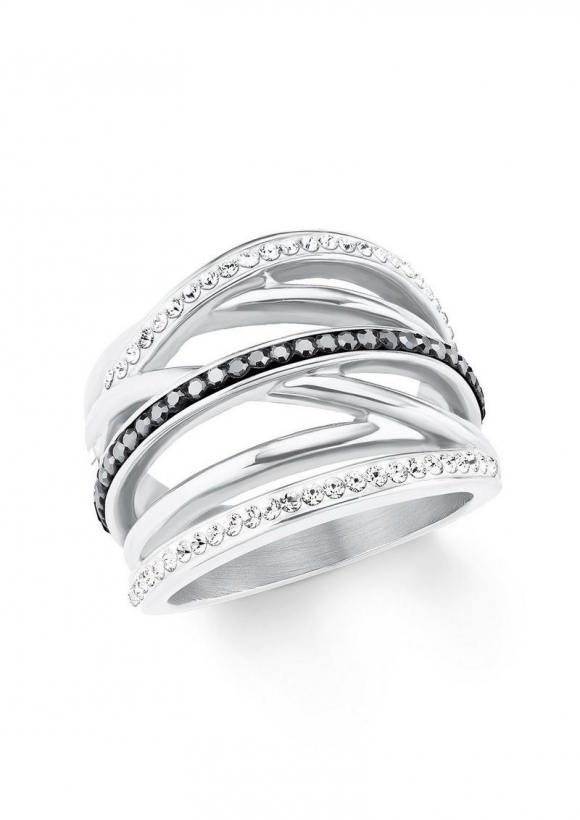 s.Oliver Bandring aus Edelstahl - silber