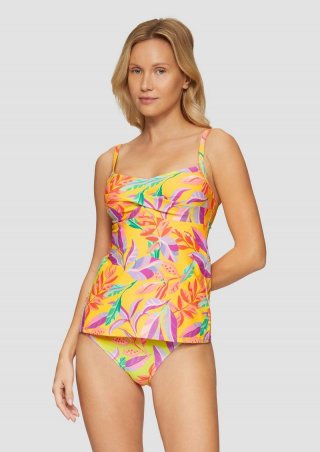 s.Oliver Tankini mit All-over-Print - lavendel