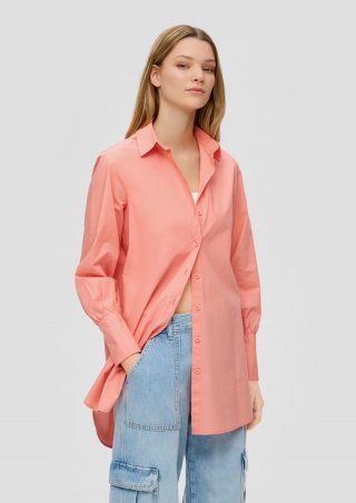 s.Oliver Longbluse aus Baumwolle - pfirsich