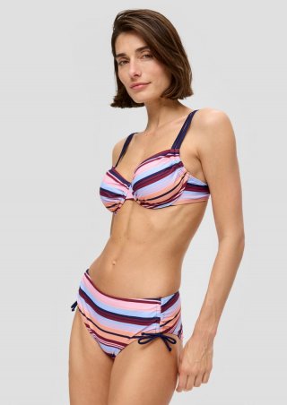 s.Oliver Bikinihose mit Raffung - hellblau