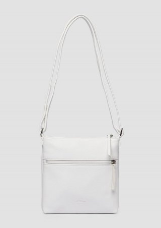 s.Oliver Modische Citybag mit längenverstellbarem Schulterriemen - creme