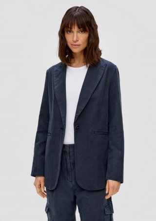 s.Oliver Blazer aus Twill - navy