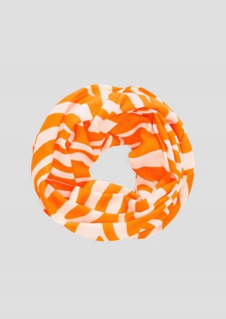 s.Oliver Loop-Schal aus Viskose - orange