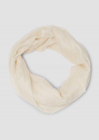 s.Oliver Unifarbener Loop-Schal - beige