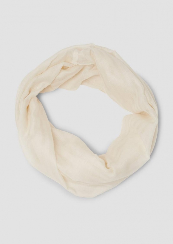 s.Oliver Unifarbener Loop-Schal - beige