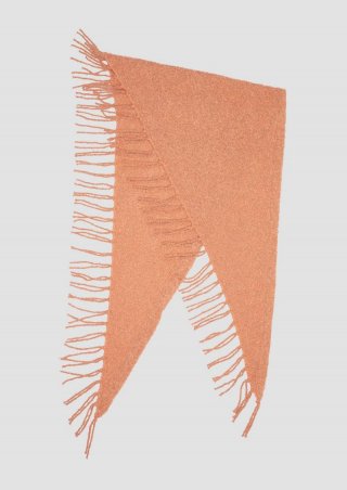 s.Oliver Bouclé-Tuch mit Fransen - orange