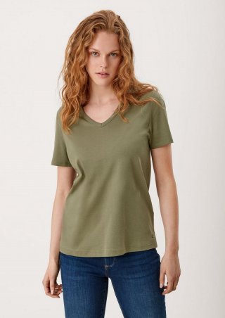 s.Oliver T-Shirt aus Baumwolle - olivgrün
