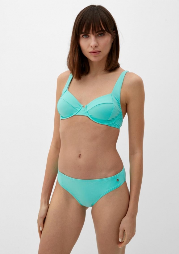 s.Oliver Bikini-Set im Retro-Stil - türkis