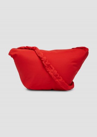s.Oliver Crossbody-Bag mit gerafftem Schultergurt - rot