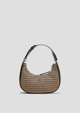 s.Oliver Schultertasche mit längenverstellbarem Riemen - schwarz