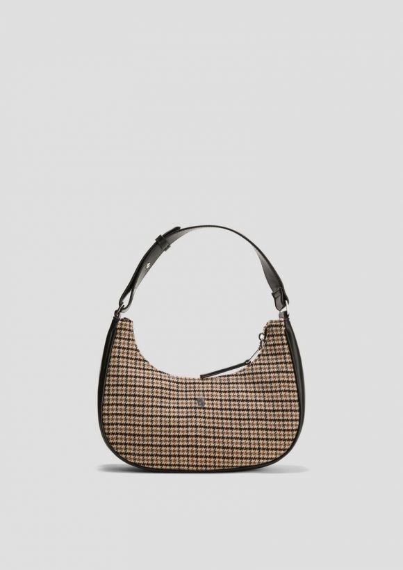 s.Oliver Schultertasche mit längenverstellbarem Riemen - schwarz